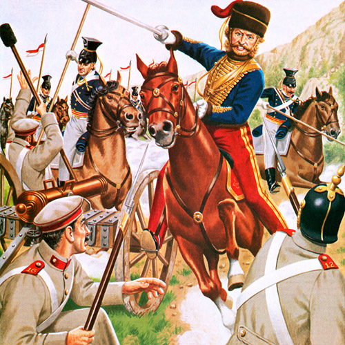 The Charge of the Light Brigade (Original) by John Keay at The Illustration Art Gallery