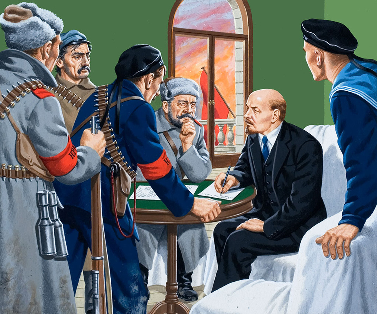 Lenin Returns (Original) art by John Keay Art at The Illustration Art Gallery