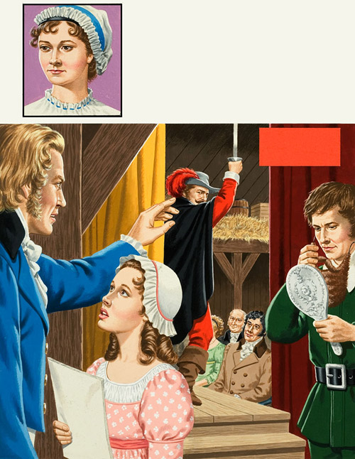 Jane Austen The Star Nobody Knew (Original) by John Keay at The Illustration Art Gallery