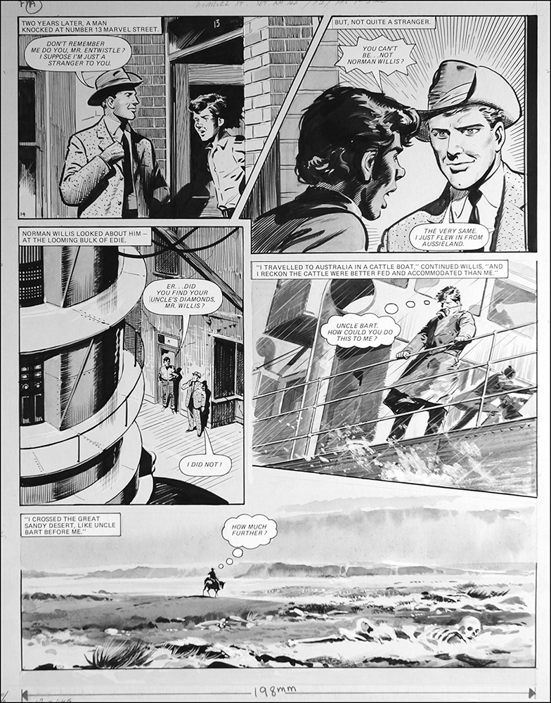 Number 13 Marvel Street - Blacksnake (TWO pages) (Originals) art by Number 13 Marvel Street (Bill Lacey) at The Illustration Art Gallery