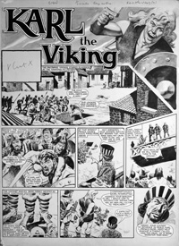 Karl the Viking Title Page 18 January 1964 (Original)