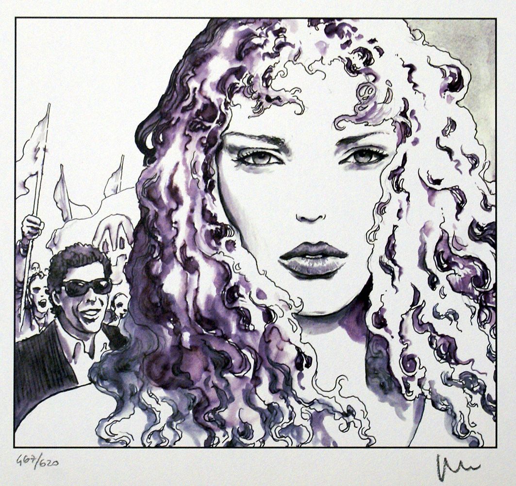 Revoir les toiles 4 (Limited Edition Print) (Signed) art by The Star (Manara) at The Illustration Art Gallery