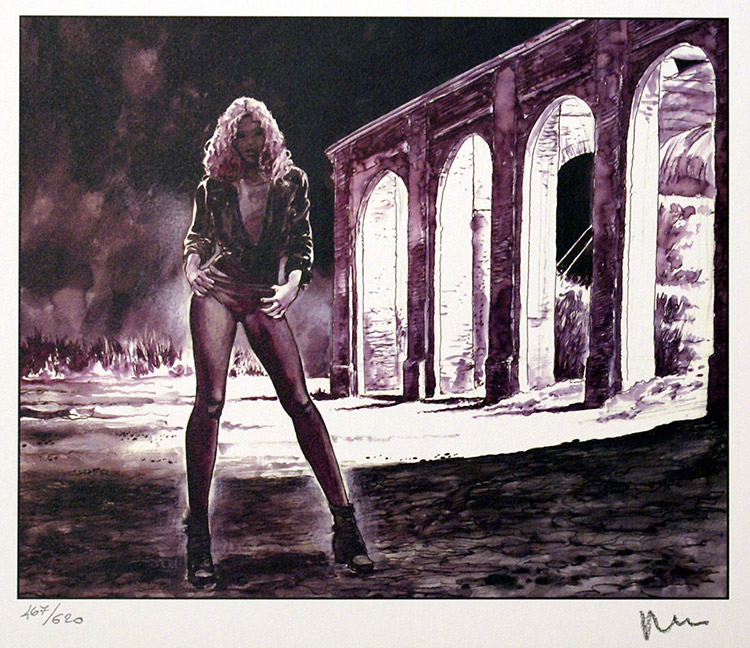 Revoir les toiles 7 (Limited Edition Print) (Signed) by The Star (Manara) at The Illustration Art Gallery
