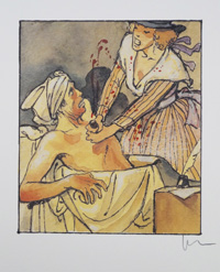 Jean-Paul Marat assassinated in the bath (Limited Edition Print) (Signed)