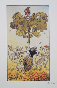 Dancing the Carmagnole around the Tree-of-Liberty (Limited Edition Print) (Signed)