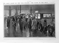 The Mall (original page from The Sphere 1914) (Print)