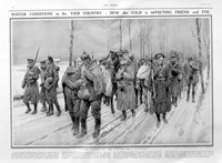 Winter In Yser Country (original page from The Sphere 1914) (Print)