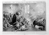 The Super-Tragedy Of War (original page from The Sphere 1915) (Print)