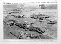 The R.A.M.C. (original page from The Sphere 1916) (Print)