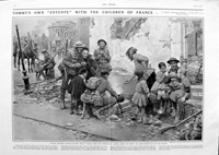 Hulloa Mother! (original page from The Sphere 1917) (Print)