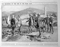 The Bulgarian Message (original page from The Sphere 1919) (Print)