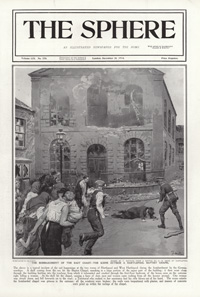 The Bombardment of Hartlepool 1914 art by Fortunino Matania