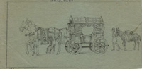Transport Sketch art by Fortunino Matania
