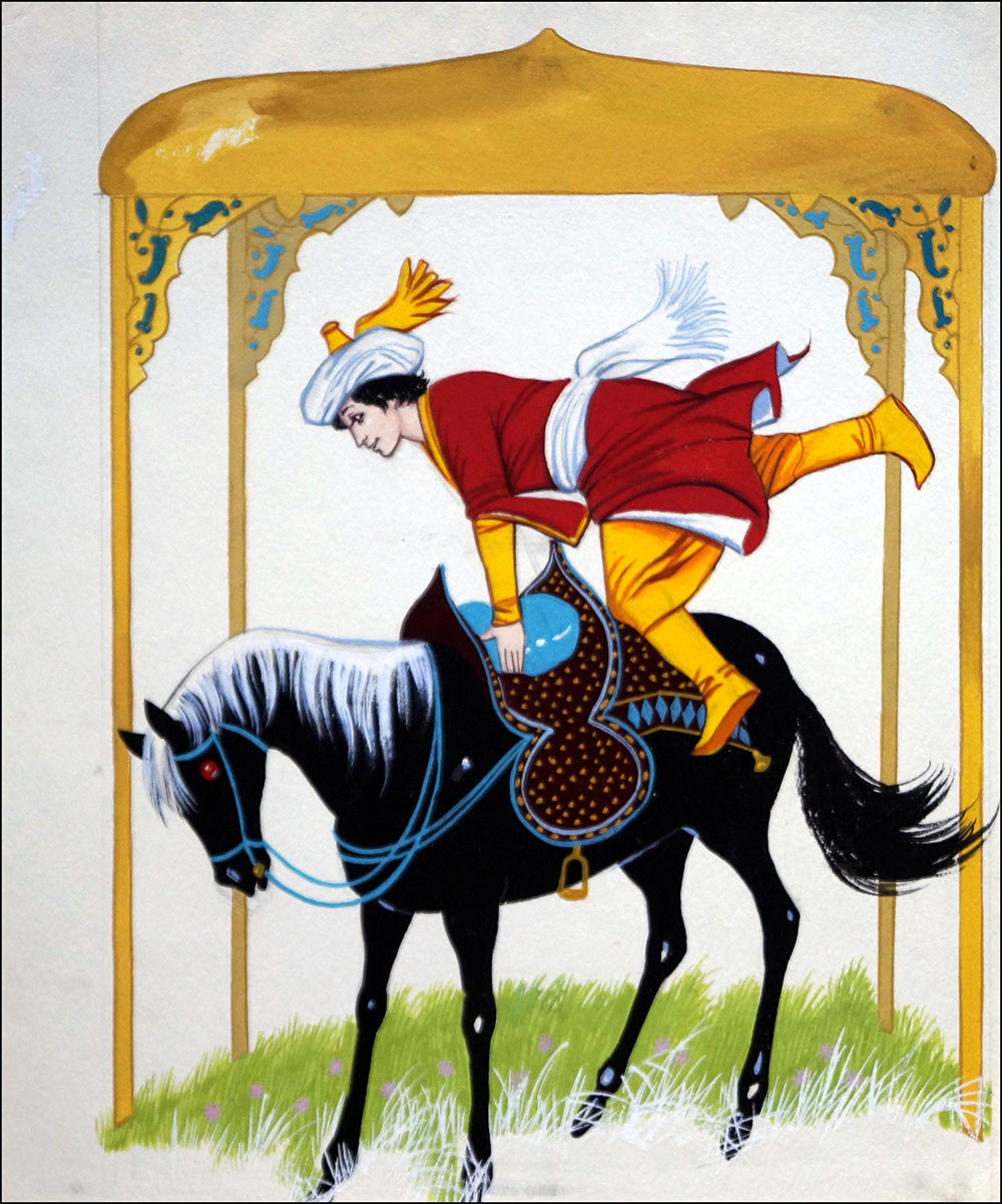 The Prince and the Flying Horse (Original) art by The Enchanted Horse (McBride) at The Illustration Art Gallery