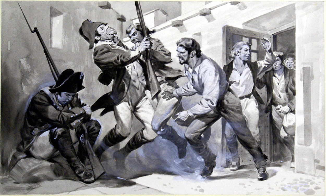 William Scoresby Escapes (Original) art by James E McConnell at The Illustration Art Gallery