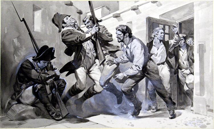 William Scoresby Escapes (Original) by James E McConnell at The Illustration Art Gallery