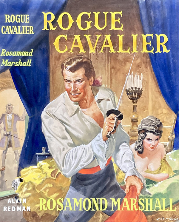 Rogue Cavalier - Book Cover Artwork (Original) (Signed) by James E McConnell Art at The Illustration Art Gallery