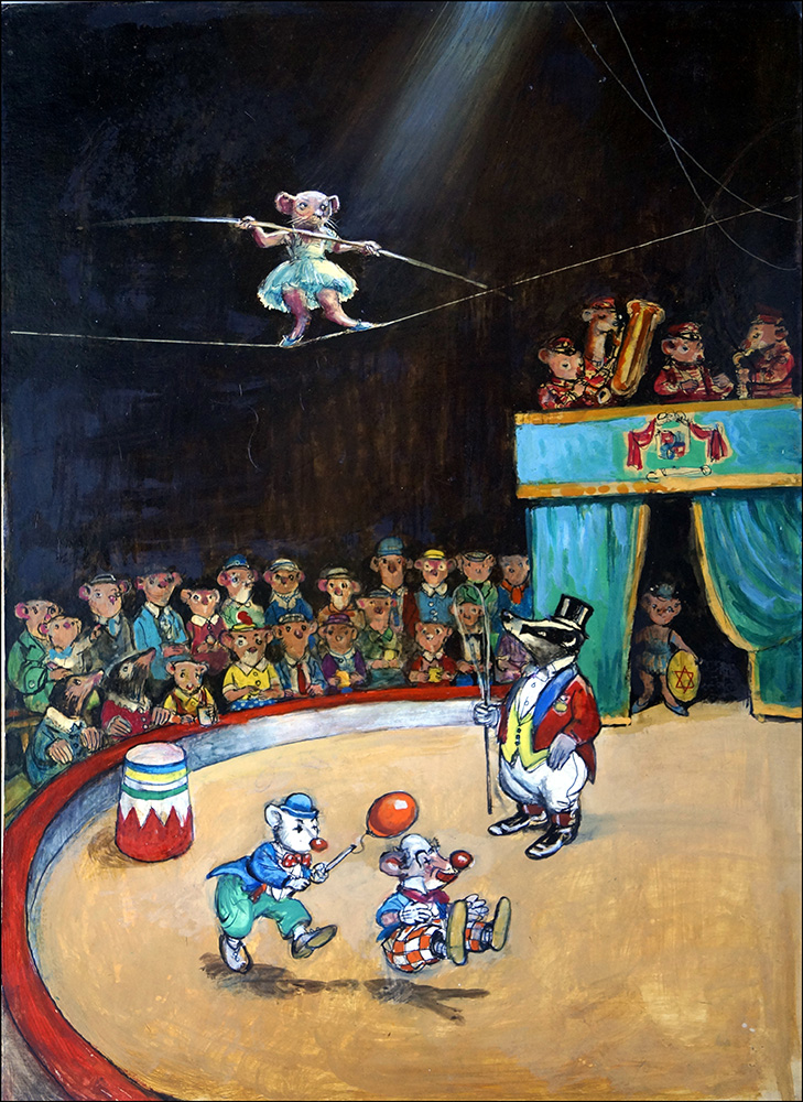 At The Circus (Original) art by Town Mouse and Country Mouse (Mendoza) at The Illustration Art Gallery