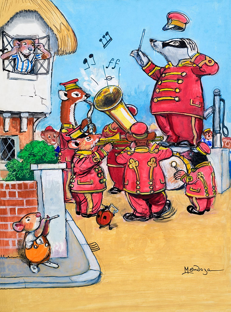 Playing In The Band (Original) (Signed) art by Town Mouse and Country Mouse (Mendoza) at The Illustration Art Gallery