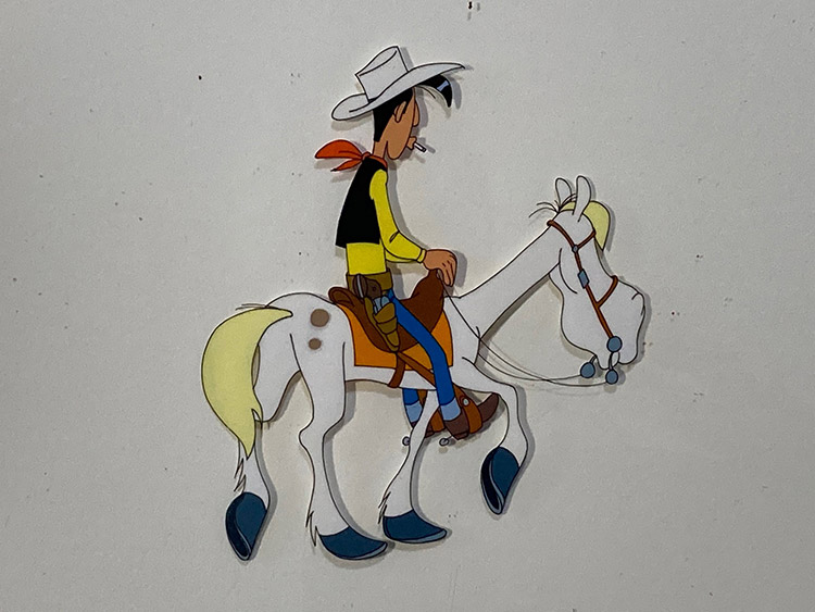Lucky Luke in Daisy Town (after Morris) (Original) (Signed) by Lucky Luke Art at The Illustration Art Gallery