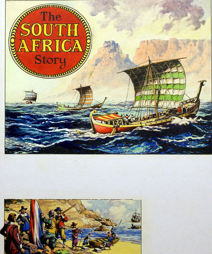 The South Africa Story 1 (Original) art by Patrick Nicolle Art at The Illustration Art Gallery