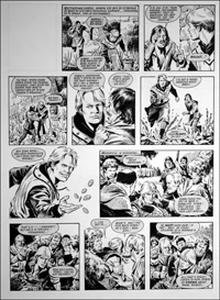 Robin of Sherwood: Down With Em Lads (TWO pages) (Originals)
