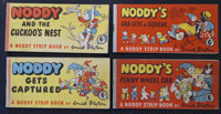 Set of 4 Noddy Comic Strip Children's Books (1952)