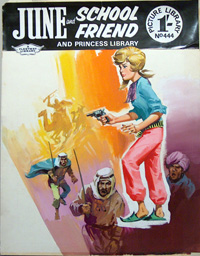 June and Schoolfriend cover art #444 (Original)