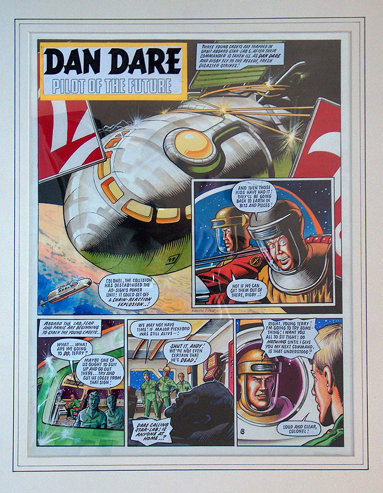 Dan Dare: 1990 - Cadets (Original) (Signed) art by Dan Dare (Keith Page) at The Illustration Art Gallery