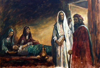 Jesus with Peter (Original)