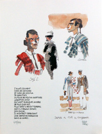 Corto Maltese and the Bullfighter (Limited Edition Print) (Signed)