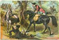 Dick Turpin Gains Possession of Black Bess (Print) (Signed)