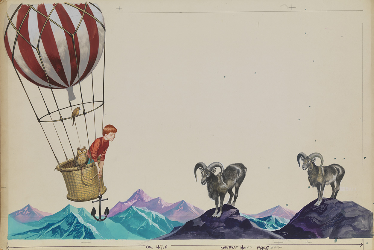 Daniel the Balloonist (Original) art by More Children's Stories (Ron Embleton) at The Illustration Art Gallery