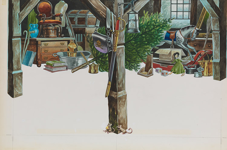 The Little Fir Tree (Original) by The Little Fir Tree (Ron Embleton) at The Illustration Art Gallery