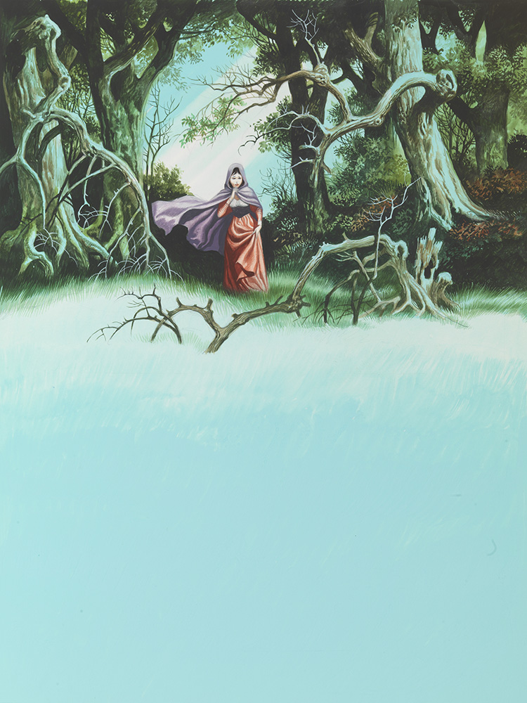 Snow White in the Forest (Original) art by Snow White (Ron Embleton) at The Illustration Art Gallery