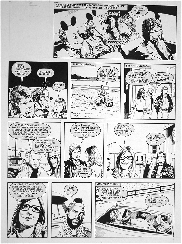 The A-Team: Case In The Face (TWO pages) (Originals) art by The A-Team (Ranson) at The Illustration Art Gallery