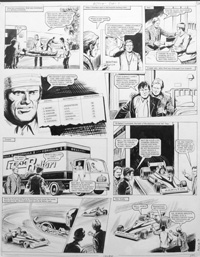 Roaring Wheels - Casualties (TWO pages) (Originals)