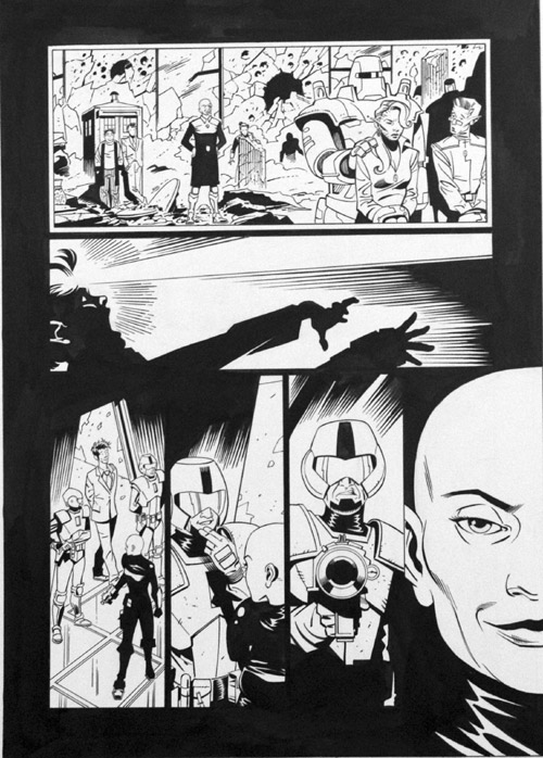 Doctor Who: The Crimson Hand, Part 2 Page 6 (Original) by David Roach Art at The Illustration Art Gallery
