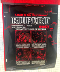 Rupert Weekly No. 87 - Transparencies Set (Originals)