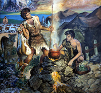 Esau Sells His Birthright art by Henry Seabright