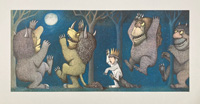 Where The Wild Things Are: Howling at the Moon (Print)