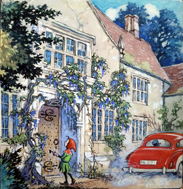 Norman Gnome: New House (Original) by Geoff Squire Art at The Illustration Art Gallery