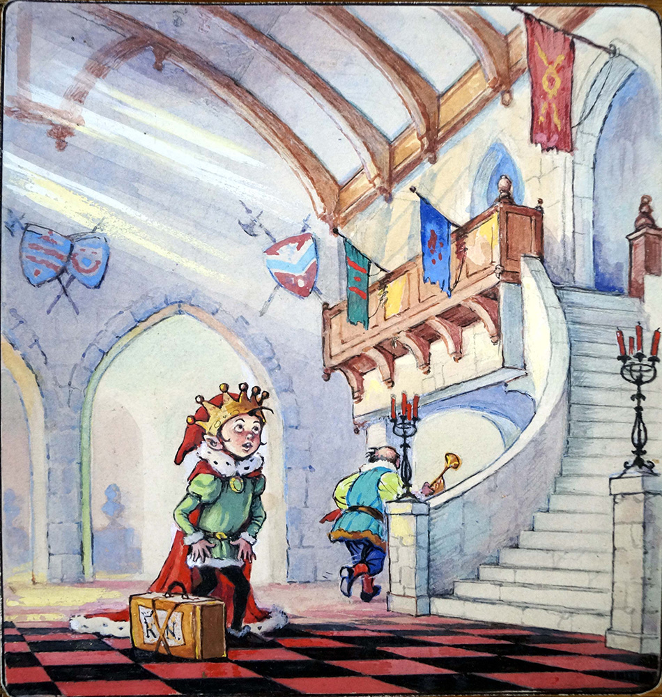Norman Gnome: King Gnome (Original) art by Geoff Squire Art at The Illustration Art Gallery