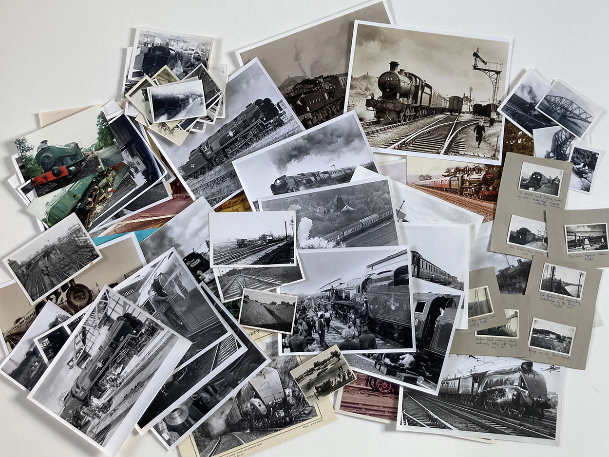 A Large Collection of Steam Train Photography (Originals) art by Rare Books at The Illustration Art Gallery