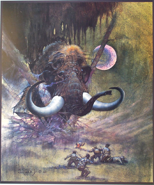 The Mammoth (Limited Edition Print) (Signed) by Arthur Suydam Art at The Illustration Art Gallery