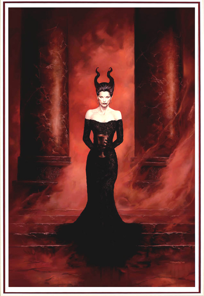Black Lace: The Contessa 2 (Limited Edition Print) (Signed) art by Simon Thorpe Art at The Illustration Art Gallery