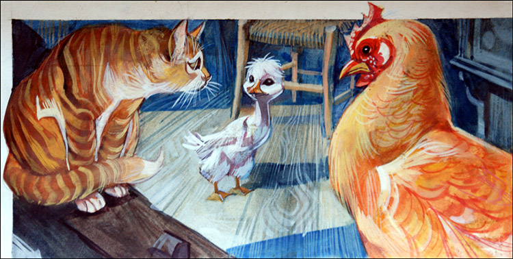 Hans Christian Andersen's The Ugly Duckling 4 (Original) by The Ugly Duckling (Trevisan) at The Illustration Art Gallery