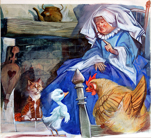 Hans Christian Andersen's The Ugly Duckling 6 (Original) by The Ugly Duckling (Trevisan) at The Illustration Art Gallery