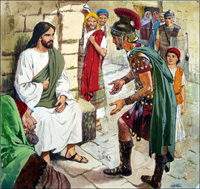 Jesus and the Roman Centurion (Original) (Signed)