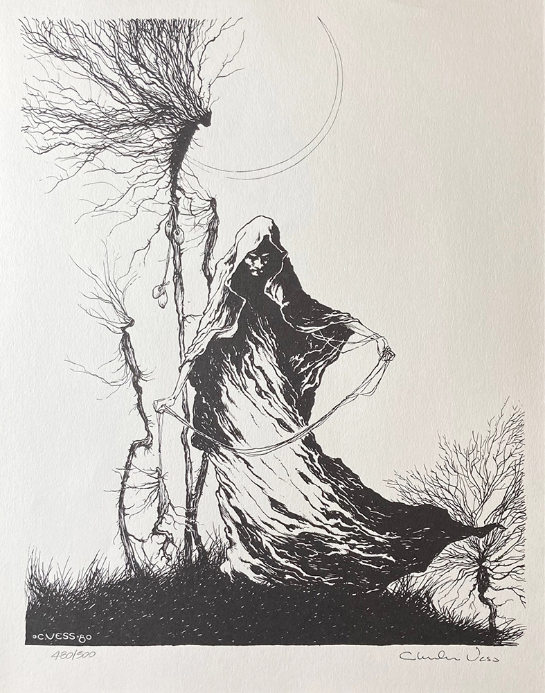 The Roots of Fear (Print) (Signed) art by Charles Vess Art at The Illustration Art Gallery